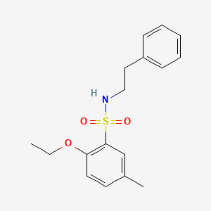 2-ethoxy-5-methyl-N-(2-phenylethyl)benzenesulfonamide