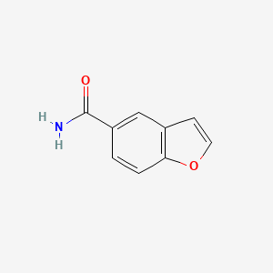 molecular formula C9H7NO2 B11811078 Benzofuran-5-carboxamide 