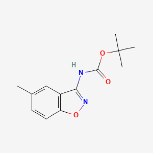 molecular formula C13H16N2O3 B11811127 tert-Butyl (5-methylbenzo[d]isoxazol-3-yl)carbamate 