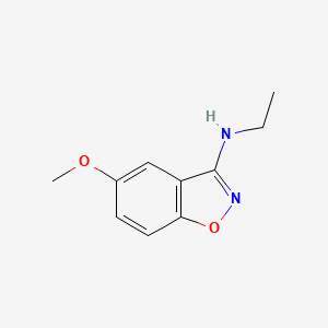 molecular formula C10H12N2O2 B11811242 N-Ethyl-5-methoxybenzo[d]isoxazol-3-amine CAS No. 1344704-23-9