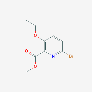 molecular formula C9H10BrNO3 B11811678 Methyl 6-bromo-3-ethoxypicolinate 