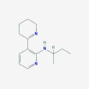 molecular formula C14H21N3 B11811681 N-(sec-Butyl)-3,4,5,6-tetrahydro-[2,3'-bipyridin]-2'-amine 