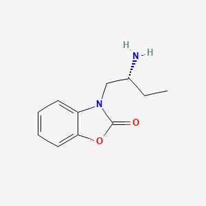 molecular formula C11H14N2O2 B11811719 (R)-3-(2-Aminobutyl)benzo[d]oxazol-2(3H)-one 