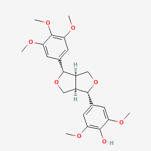 molecular formula C23H28O8 B1181183 去-4'-O-甲基杨甘宾 CAS No. 149250-48-6