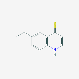 molecular formula C11H11NS B11811875 6-Ethylquinoline-4(1H)-thione 
