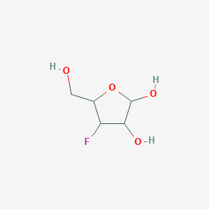 molecular formula C5H9FO4 B118120 3-氟-3-脱氧-D-木糖呋喃糖 CAS No. 14537-01-0