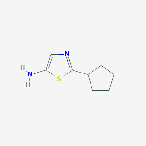 molecular formula C8H12N2S B11812027 2-Cyclopentylthiazol-5-amine CAS No. 1159819-10-9