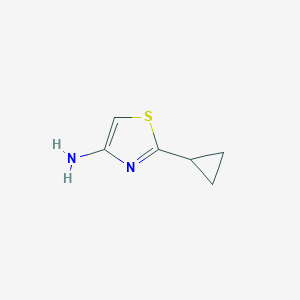 molecular formula C6H8N2S B11812172 2-Cyclopropylthiazol-4-amine CAS No. 1159816-82-6