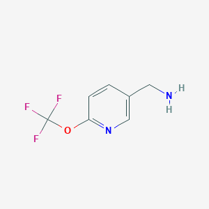 molecular formula C7H7F3N2O B11812313 (6-(Trifluoromethoxy)pyridin-3-yl)methanamine 