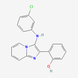 2-[3-(3-Chloroanilino)imidazo[1,2-a]pyridin-2-yl]phenol