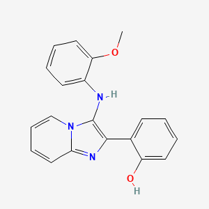 2-[3-(2-Methoxyanilino)imidazo[1,2-a]pyridin-2-yl]phenol