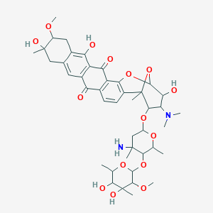 molecular formula C43H58N2O15 B118125 Respinomycin A2 CAS No. 151233-04-4
