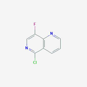 5-Chloro-8-fluoro-1,6-naphthyridine