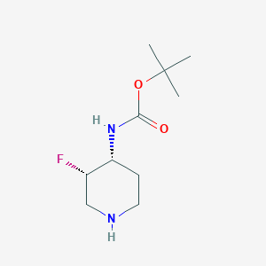 molecular formula C7H18Cl2N2 B1181270 tert-butyl N-[(3S,4R)-3-fluoropiperidin-4-yl]carbamate CAS No. 1268521-83-0