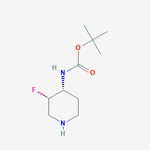tert-butyl N-[(3S,4R)-3-fluoropiperidin-4-yl]carbamate