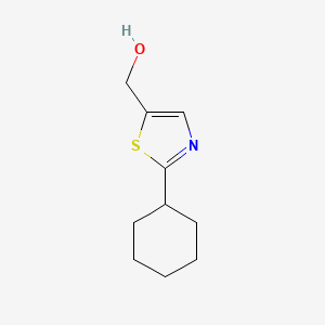 molecular formula C10H15NOS B11812709 (2-Cyclohexylthiazol-5-yl)methanol 