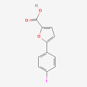 molecular formula C11H7IO3 B11812863 5-(4-Iodophenyl)furan-2-carboxylic acid 