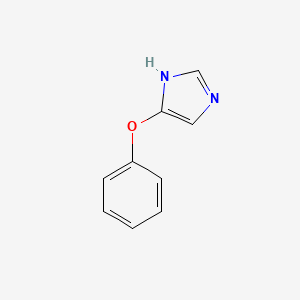 molecular formula C9H8N2O B11812995 5-phenoxy-1H-imidazole CAS No. 104672-19-7