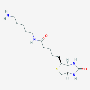 molecular formula C15H28N4O2S B118131 5-(Biotinamido)pentylamine CAS No. 115416-38-1