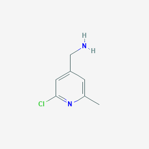 molecular formula C7H9ClN2 B11813328 (2-Chloro-6-methylpyridin-4-YL)methanamine 