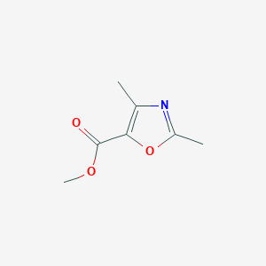 molecular formula C7H9NO3 B11813505 Methyl 2,4-dimethyloxazole-5-carboxylate 