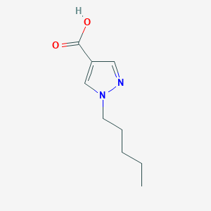 molecular formula C9H14N2O2 B11813547 1-Pentyl-1H-pyrazole-4-carboxylic acid 