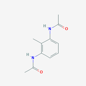molecular formula C11H14N2O2 B118136 Acetamide, N,N'-(2-methyl-1,3-phenylene)bis- CAS No. 92491-20-8