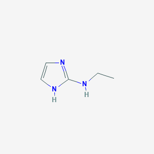 molecular formula C5H9N3 B11813624 N-ethyl-1H-imidazol-2-amine 