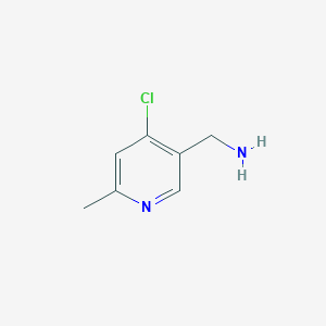 molecular formula C7H9ClN2 B11813838 (4-Chloro-6-methylpyridin-3-YL)methanamine 