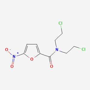 molecular formula C8H18Cl2O2Ti B1181385 2-Furamide, N,N-bis(2-chloroethyl)-5-nitro- 