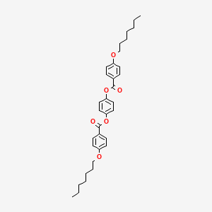 molecular formula C12H12O2 B1181395 p-Phenylene bis(p-heptyloxybenzoate) CAS No. 1819-00-7