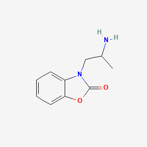 molecular formula C10H12N2O2 B11814010 3-(2-Aminopropyl)benzo[d]oxazol-2(3H)-one 