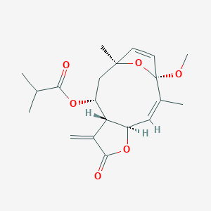 molecular formula C20H26O6 B1181404 3-O-Methyltagitinin F CAS No. 110382-37-1