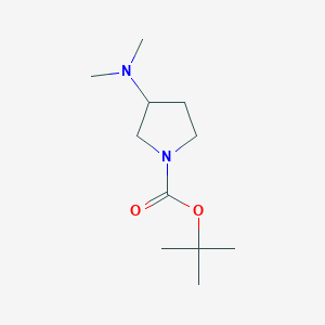 molecular formula C11H22N2O2 B11814053 Tert-butyl 3-(dimethylamino)pyrrolidine-1-carboxylate 