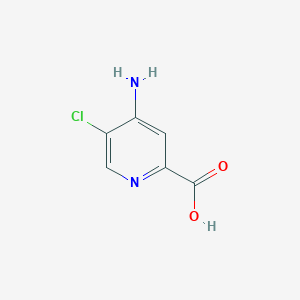 molecular formula C6H5ClN2O2 B11814149 4-Amino-5-chloropicolinic acid 