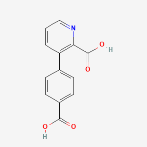 molecular formula C13H9NO4 B1181416 3-(4-Carboxyphenyl)picolinic acid CAS No. 199678-10-9