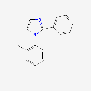 molecular formula C18H18N2 B11814233 1-Mesityl-2-phenyl-1H-imidazole 