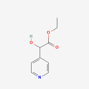 molecular formula C9H11NO3 B11814367 Ethyl 2-hydroxy-2-(pyridin-4-yl)acetate 
