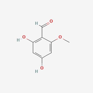 molecular formula C8H8O4 B11814494 2,4-Dihydroxy-6-methoxybenzaldehyde 