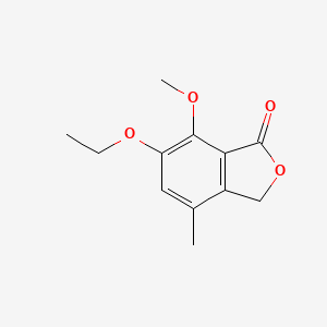 molecular formula C12H14O4 B1181458 6-ethoxy-7-methoxy-4-methyl-2-benzofuran-1(3H)-one 