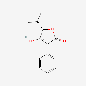 molecular formula C13H14O3 B1181461 4-hydroxy-5-isopropyl-3-phenyl-2(5H)-furanone 
