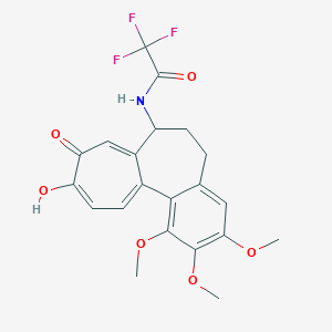 molecular formula C21H20F3NO6 B118147 (R/S)-去乙酰秋水仙碱三氟乙酸盐 CAS No. 102491-70-3