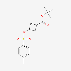 molecular formula C16H22O5S B11814779 (1s,3s)-Tert-butyl 3-(tosyloxy)cyclobutanecarboxylate CAS No. 1443290-83-2