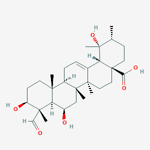 3,6,19-Trihydroxy-23-oxo-12-ursen-28-oic acid