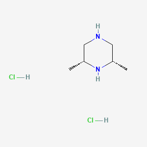 molecular formula C6H16Cl2N2 B11814895 cis-2,6-Dimethylpiperazine dihydrochloride 
