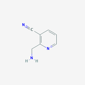 molecular formula C7H7N3 B11815075 2-(Aminomethyl)nicotinonitrile 