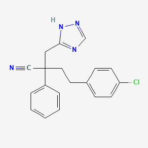 molecular formula C19H17ClN4 B11815398 A-[2-(4-chlorophenyl)ethyl]- 