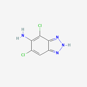 molecular formula C8H13ClN2O2 B1181541 3]triazol-5-aMine CAS No. 1337879-82-9