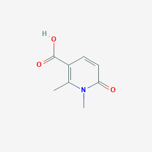 molecular formula C8H9NO3 B11815411 1,2-Dimethyl-6-oxo-1,6-dihydropyridine-3-carboxylic acid 
