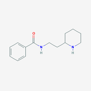 molecular formula C14H20N2O B11815738 N-(2-(Piperidin-2-yl)ethyl)benzamide 